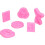 6PCS Pink Silicone Marine Shell Cake Molds, Flexible Baking Tools 9