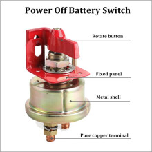 4X Universal Forklift Excavator-Marine Battery Disconnect with Lock Bracket Power Cut Off Battery