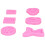 6PCS Pink Silicone Marine Shell Cake Molds, Flexible Baking Tools 16