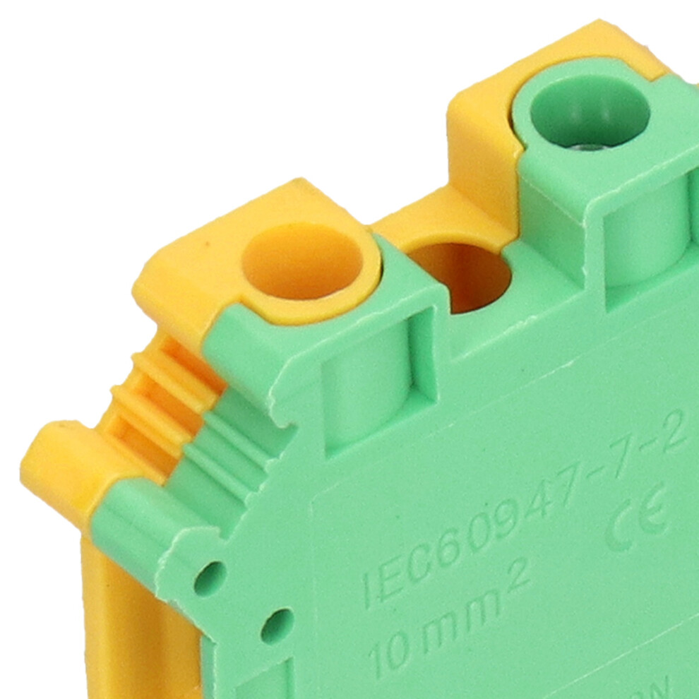 76A DIN Rail Grounding Block 50 Pack