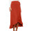 Women's Asymmetrical Ruched Drawstring Skirt with-Beige S 5