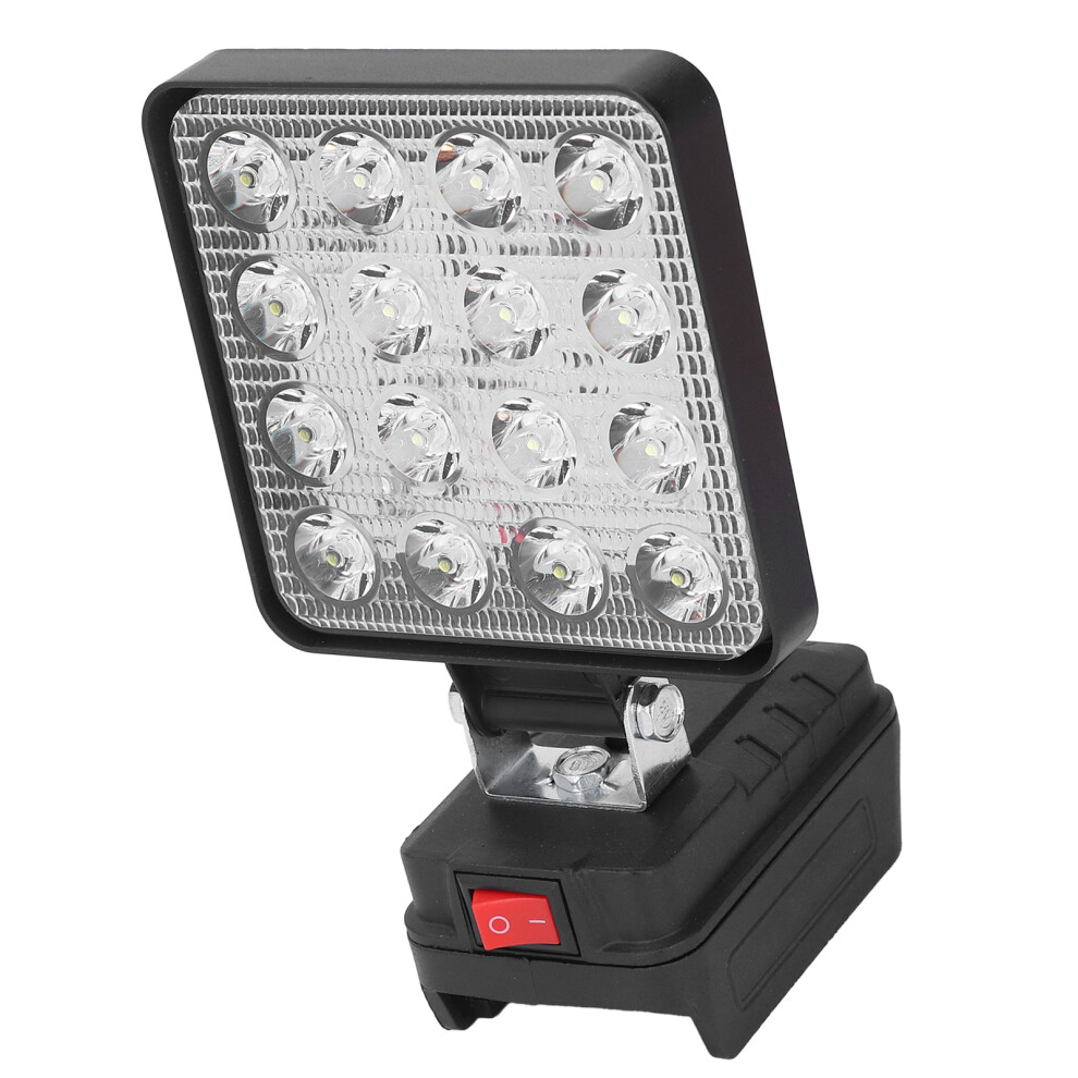 48W Cordless Led Work Light With Dual Usb Ports, 4800Lm, 106Mm Lamp Head 9411391857455