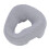 Ergonomic Memory Foam Face Down Pillow, Light Gray, 30cm x 13cm 1