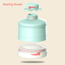 Multi-Compartment Baby Milk Powder Box Large Capacity BPA Free Travel Dispenser