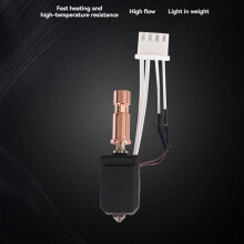 2X Hotend Kit for Kobra S1 Ceramic Hotend Print Extruder 0.4mm Nozzle Kit with 4pcs Silicone Sock