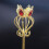 (red) Baguette de Princesse Strass pour Mariage 4
