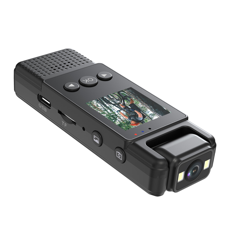 Portable 1.3" Screen Body Camera With 32G Storage, 180 Rotatable Lens 8791358057809