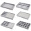 Multi Function Storage Drawer Inserts, Velvet Gray Stackable Jewelry Organizer With Removable Compartments For Clear Viewing And Premium Quality 2