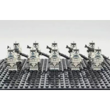 10pcs Star Wars Cody Bray Commander Suo Mini Figures Building Blocks Toys Gift