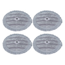 4 Stück Fiber-Mop-Pads für LG-Mopps | Hochfest, Einfach zu Reinigen