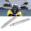 Aluminum Windshield Adjuster Bracket Kit for V-Strom 800DE 2022-2024 Silver 2