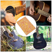 Gelbe und Rote Perlen Gitarrenkorpus-Schutzfolie Kunststoff Musikalisches Zubehör