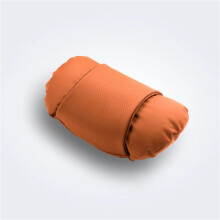 Car Neck Pillow Memory Foam Headrest Cushion with Ergonomic Support and Washable Cover Orange 1pc