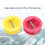 Surfboard Leash Plugs Longboard Round Cup Deck Clips – 12 Pack, Multi-Color 3