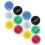 Surfboard Leash Plugs Longboard Round Cup Deck Clips – 12 Pack, Multi-Color 6