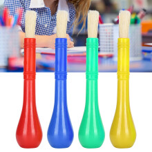 4-tlg. Malpinsel-Set, 14,8 cm Blau Rot Gelb Grün