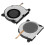CPU Cooling Fan Replacement for Switch 2017 HAC‑001, ABS Aluminum, Black 4