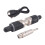 2X New UHF Wireless Mic Adapter XLR Transmitter & Receiver Converter Wireless Mic Rechargeable for Live Interview/Studio 4