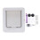 Microchip Smart Pet Door, 30x26.3x8.9cm, 210mAh Remote Control White 2