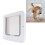 Microchip Smart Pet Door, 30x26.3x8.9cm, 210mAh Remote Control White 14