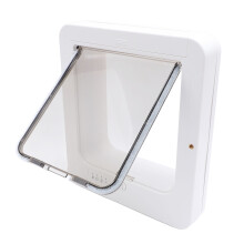 Automatic Microchip Pet Door with Remote - Weatherproof, 30x26.3x8.9cm