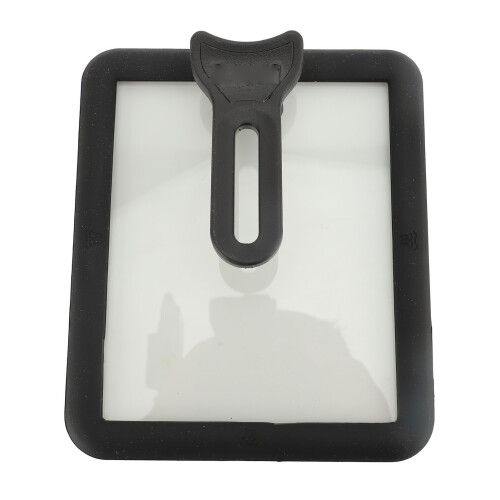 Rectangular Glass Lid for Omelette Pan, Silicone Rim, 15x18cm 2
