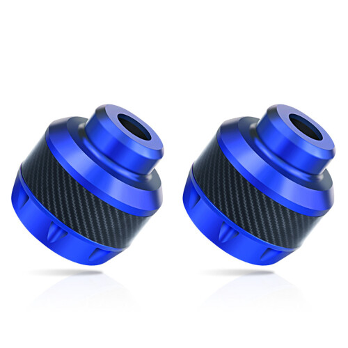 (Blue) Motorcycle Axle Cover Anti-Collision Protector 2