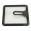 Rectangular Glass Lid for Omelette Pan, Silicone Rim, 15x18cm 12