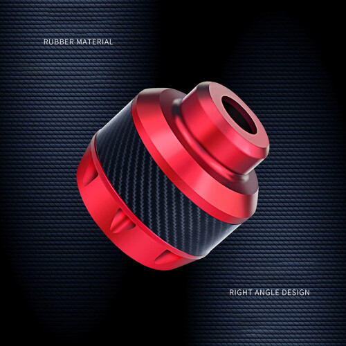 (red) Motorcycle Axle Cover Anti-Collision Protector 2