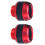 (red) Motorcycle Axle Cover Anti-Collision Protector 5