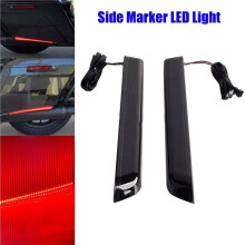 3Pair Smoked LED Saddlebag Side Light for Touring Street Glide 2014-2024 Turn Signal Brake Lamp