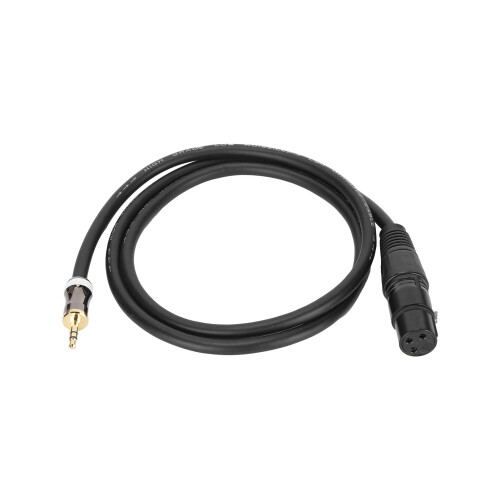 XLR to 3.5mm Microphone Interconnection Cable 1m 3.3ft with Balanced Signal 1
