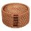 Natural Rattan Coasters Set 6 with Storage Holder 6