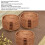 Natural Rattan Coasters Set 6 with Storage Holder 18