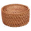 Natural Rattan Coasters Set 6 with Storage Holder 2