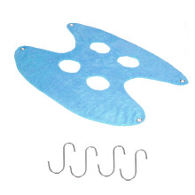 Pet Grooming Sling Hammock for Dogs, Blue, 18x7cm