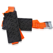 Off-Road Recovery Traction Board Black Nylon TPE Aluminum 177x75x27mm
