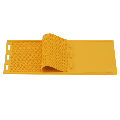 2Pcs 5.4mm Beeswax Press Mold Rubber Comb Yellow 1