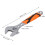 12 Inch Adjustable Wrench High Carbon Steel, Versatile Spanner Tool 2