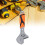 12 Inch Adjustable Wrench High Carbon Steel, Versatile Spanner Tool 4