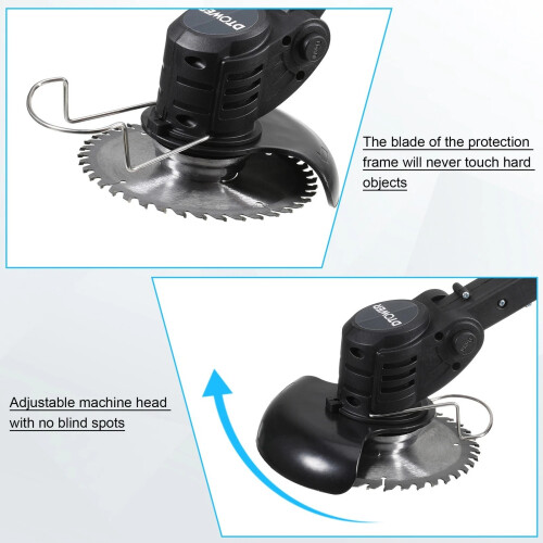 24V Cordless Strimmer 2Battery Grass Trimmer Edger 2
