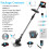 24V Cordless Strimmer 2Battery Grass Trimmer Edger 6