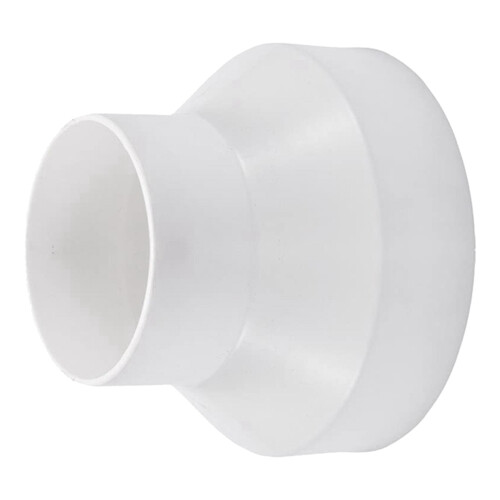 2X Ventilation Pipe Reducer Adapter Pipe Air Duct Adapter Pipe Connector for Inline Ventilation System(150-100mm) 1