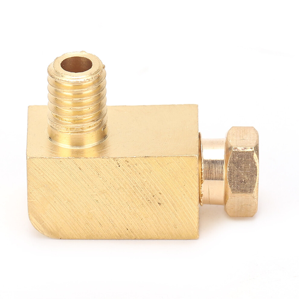 Industrial Brass Nipple Fitting Right Angle Thread Connection Tube Pl406 9361391289186