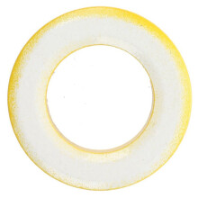 10 Pcs 33mm x 19mm x 11mm Yellow White Iron Core Ferrite Rings Toroid