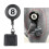 Retractable Octagonal Billiard Cue Chalk Holder Aluminum 70cm Black 1