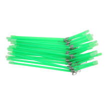 20 Stück grüne Metall-Anti-Kabelsalat-Futterspitzen mit Druckknöpfen 200x4,9 mm