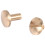 10x Arc Solid Brass Button Stud Screw Nail Screw back Leather Rivet Belt 8mm 3