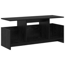 Mobile TV - HELLOSHOP26 - Rettangolare moderno - Legno ingegnerizzato - 102x35x45 cm - Nero opaco