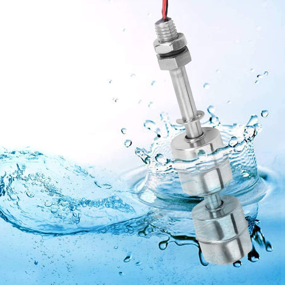 Dual Ball Float Switch 100Mm Stainless Steel Liquid Water Level Sensor 0-220V 7661391290390